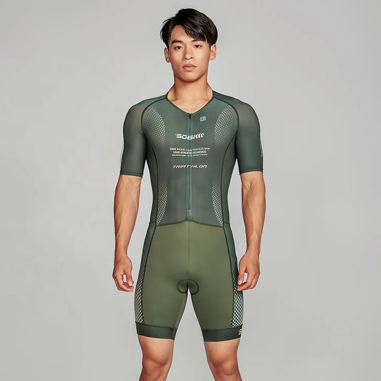 Воздухопроницаемый костюм для триатлона EUROBIKE SHOW с индивидуальным дизайном, Мужской легкий купальный костюм для триатлона с задними карманами