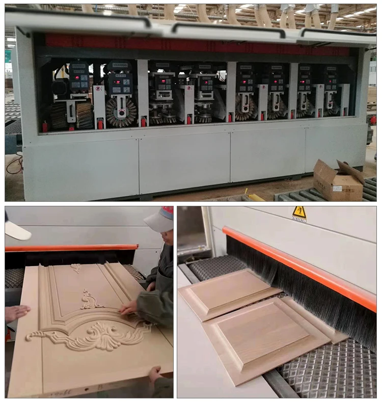 Fengkai Good Quality Double Sander Wood Door Sanding Machine Woodworking Machinery