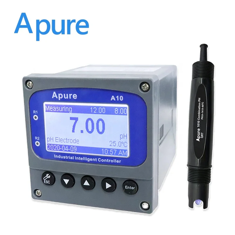  Apure online Цифровой pH ORP EC анализатор качества воды измеритель