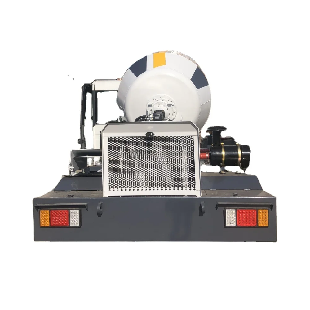 4 Wheel Drive Self Loading Cement Mixer Mini Concrete Pump  Concrete Mixer and Pump National 2 engine