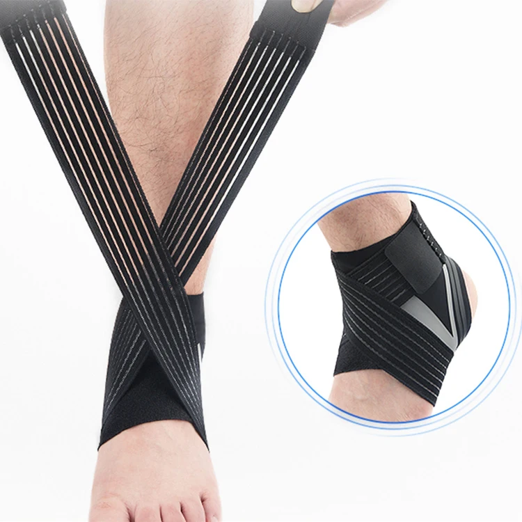 
High quality adjustable laced ankle brace foot orthosis ankle support 