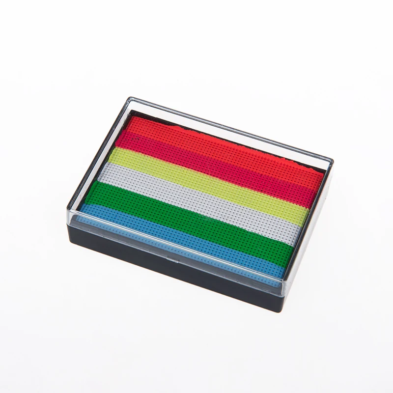 Water based non-toxic Body painting Cake Eyeliner Rainbow Color Eye Liner washable Face Paint Makeup