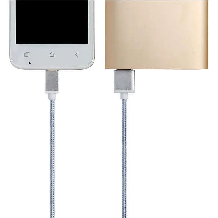 Free sample Micro USB Cable 8 Inch Nylon Braided Fast USB Charging Cord Micro USB