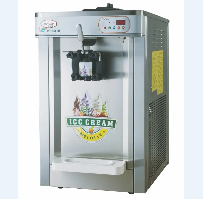 Ce Approved Tabletop machine make Soft Ice Cream snack Machine Commercial