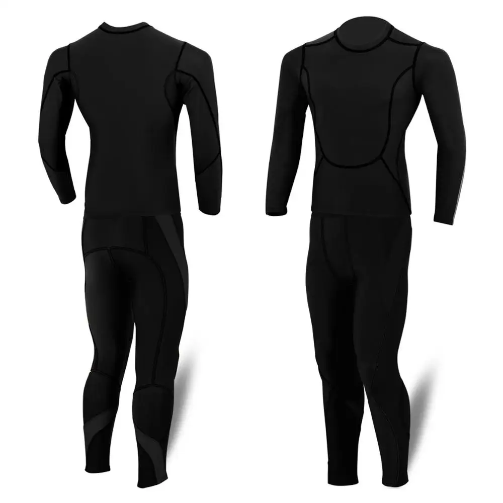 
Mens Compression Suit Activewear Sports Cycling Base Layer Tights Under Tops Men Clothing Compression T-shirt Tights Pants Suit 