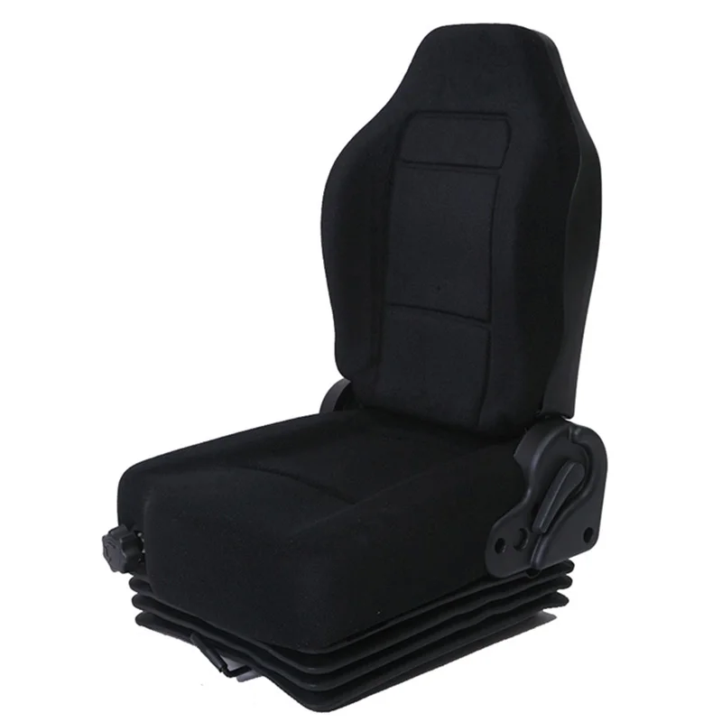 Top quality PVC forklift truck driver seat with no suspension device backrest adjustable for sale