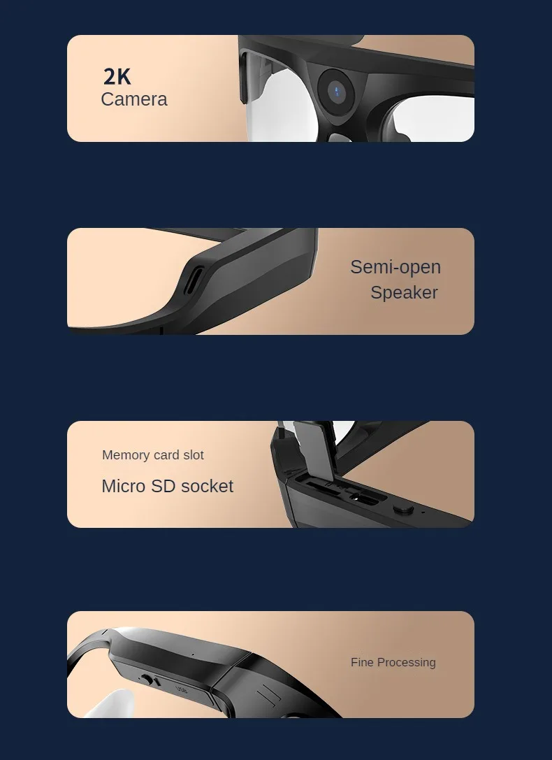 DV smart bluetooth glasses can talk and listen to music cycling shooting bluetooth audio Video & Photo Bluetooth sunglasses