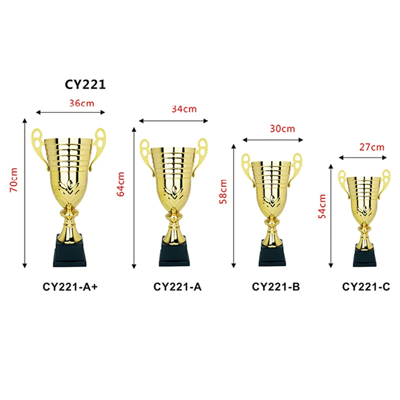 Трофей специализированный металлический трофей индивидуального размера для спортивного Кубка награда металлическое покрытие золотой серебряный кубок награды