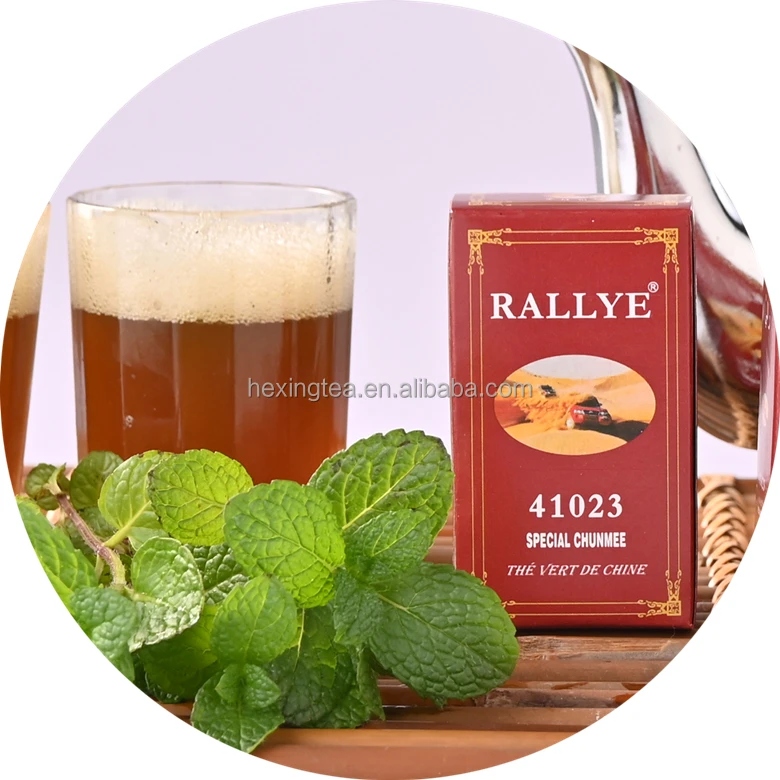 CHINA HIGH QUALITY CHUNMEE GREEN  TEA 40122 RALLYE TEA FOR AFRICA TEA