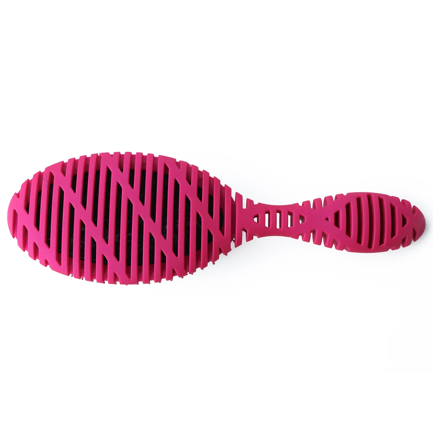 New Design Rose Color Detangling & Massage Comb Hair Styling and Hair Care Tool Hair brush for Home/Travel Use