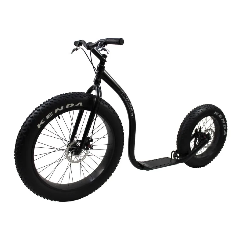 Толстые колеса собака мушер скутер