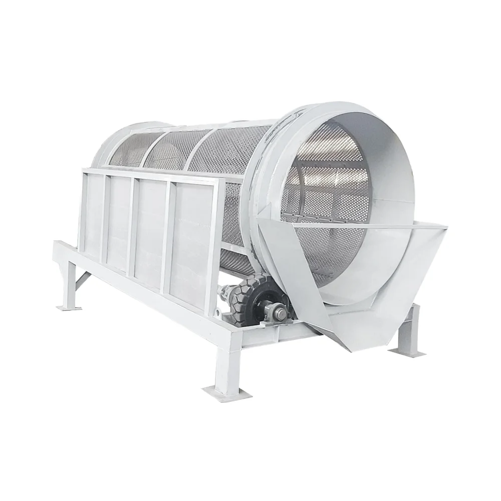 High-Efficiency Trommel Drum Screen for Sand Separator Long-Term Use Vibrating Screen for Sand and Gravel