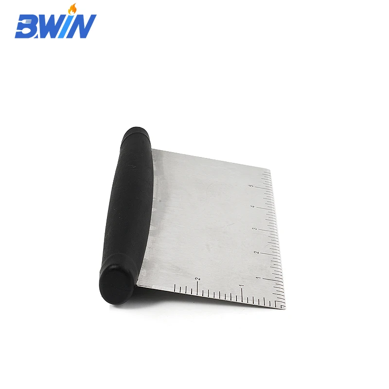 Black Handle Stainless Steel Dough Cutter