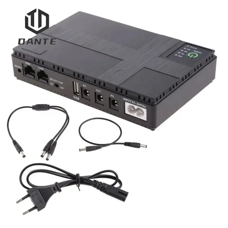 Mini UPS Multi выход онлайн USB 5V DC 9V 12V Power Bank для WiFi маршрутизатора камеры видеонаблюдения...