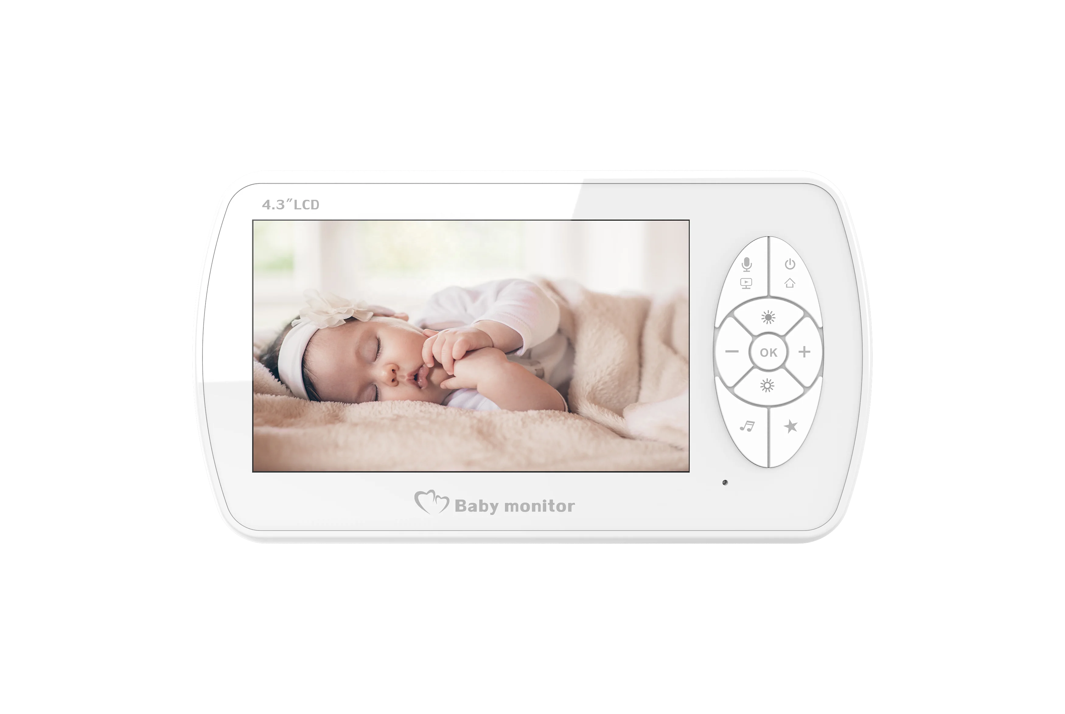 Новинка 2020, видеоняня с HD-камерой 1080P, ЖК-экраном 4,3 дюйма и аудио, прямые продажи с завода Amazon