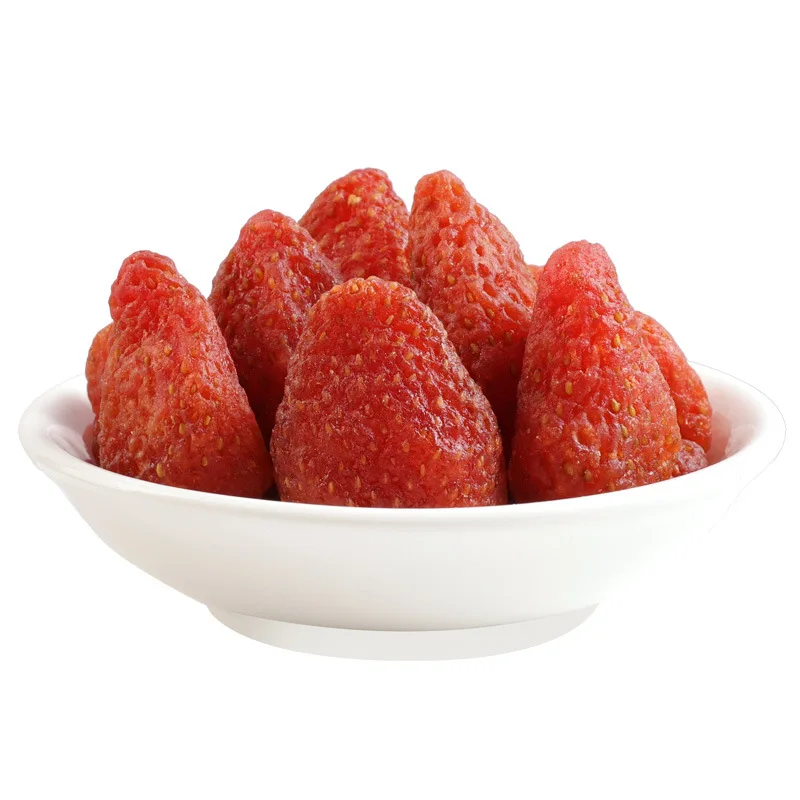 Natural High Quality Dried Strawberries Wholesale Snack Fruit Dried Strawberries