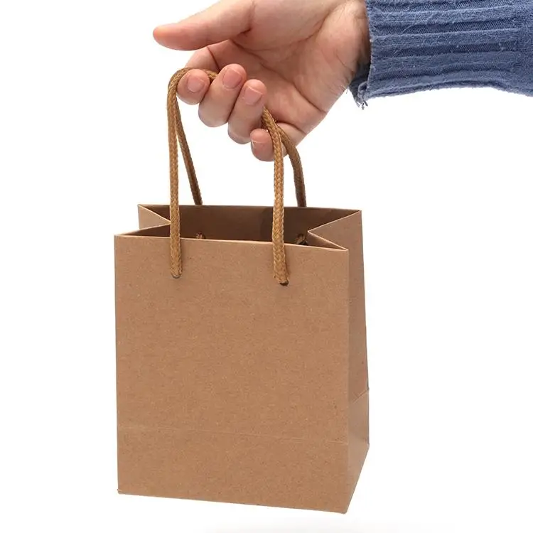 
Custom wedding brown craft china gift paper bag manufactures 