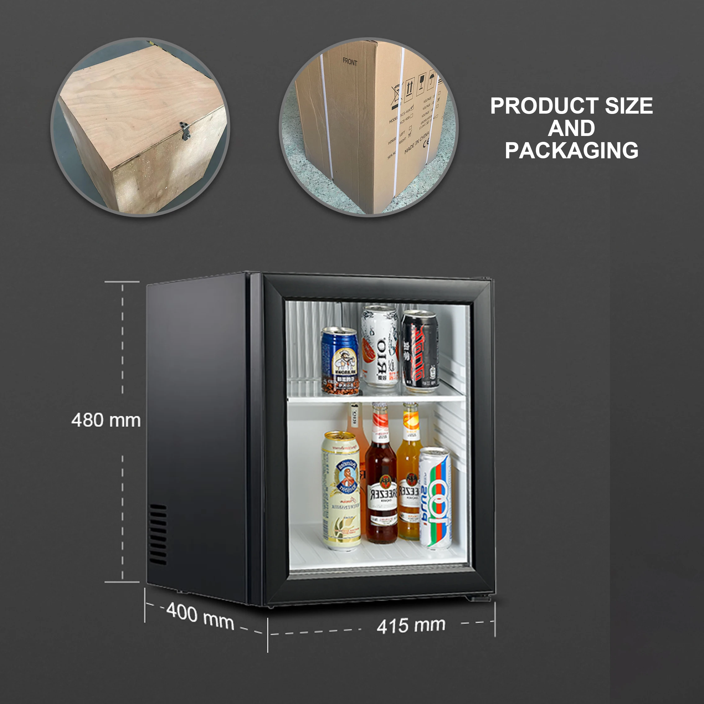 Wholesale 30 Liters Absorption mini bar refrigerator mini all refrigerator Hotel bar fridge