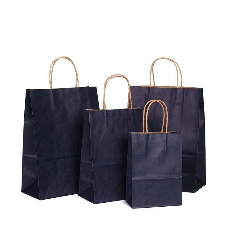 Wholesale Customized Printing Durable Recyclable Kraft PaPer Gift Bag For Packing