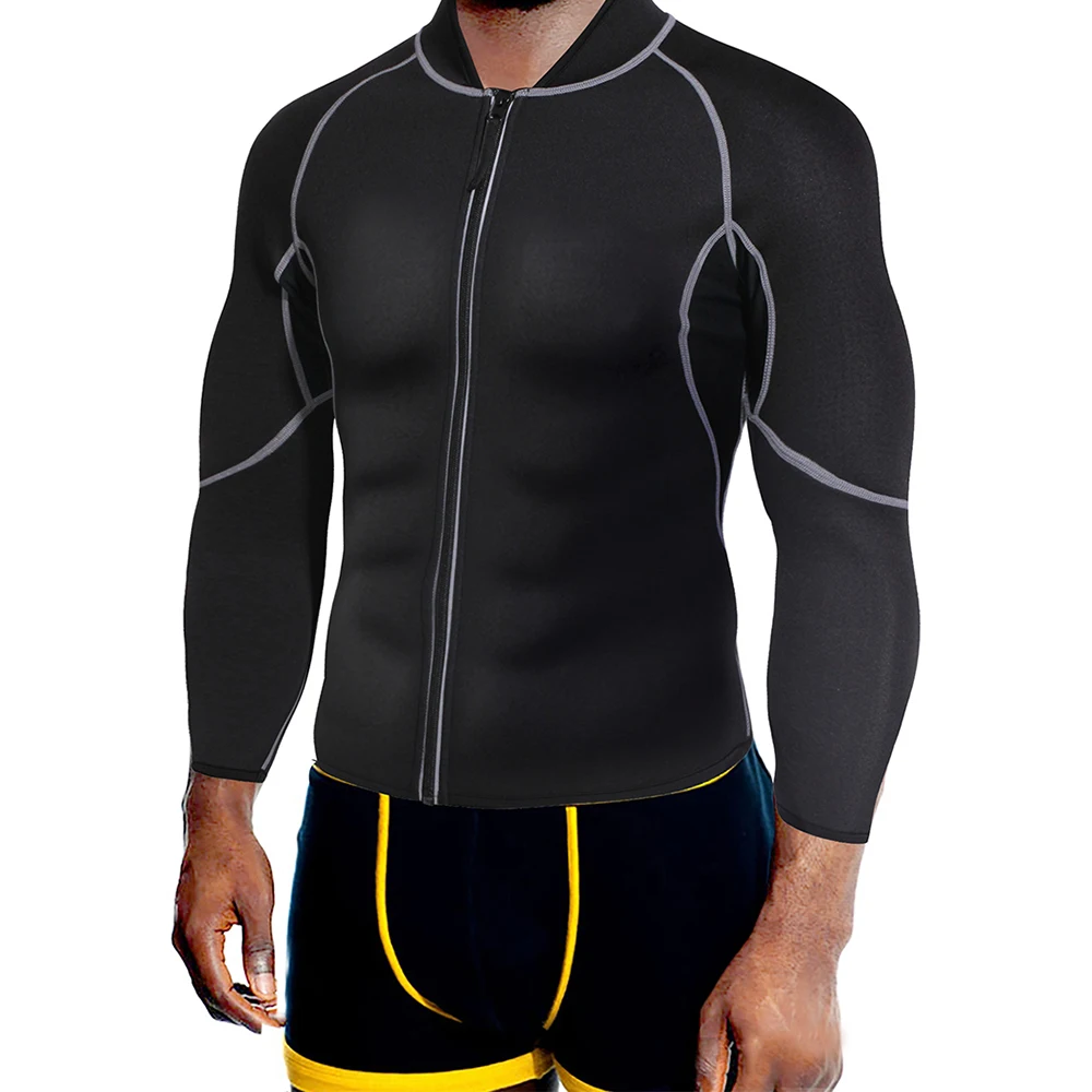 Shapewear Long Sleeve Neoprene Outdoor Sauna Suits Workout Hot Sweat body shaper For Men