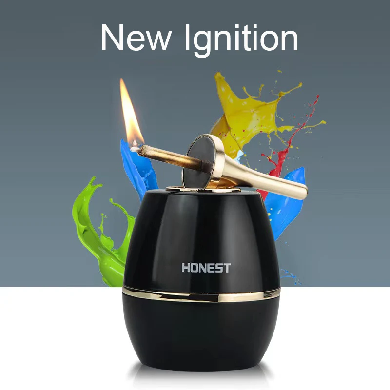 YuXuan luxury match lighter gift box packaging kerosene electronic ignition lighter oil-electric hybrid lighter