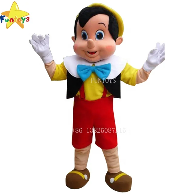 Funtoys Косплей Костюм Пиноккио мультфильм талисман костюм маскарадный для