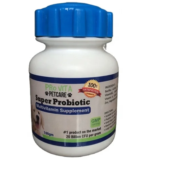 Dog Vitamin Bacillus Subtilis Powder Nutrition Supplements for Dogs Reduce Diseases Improve Digestion
