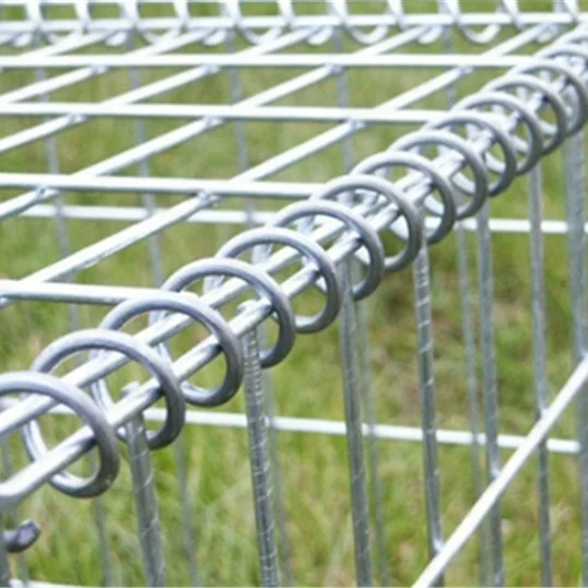 Galvanized gabion box steel wire mesh fence welded retaining wall garden wall gabion basket