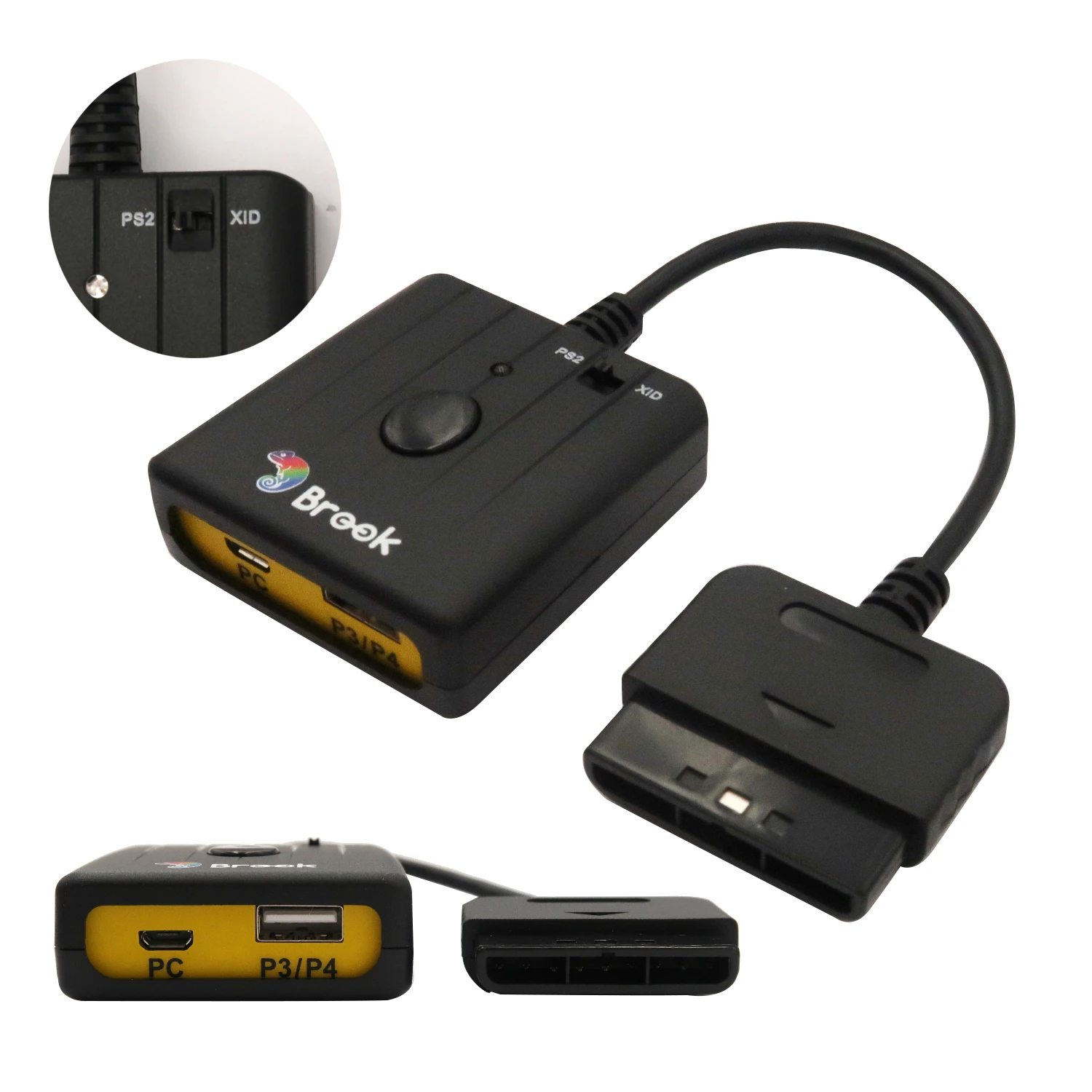 Brook Super Converter Adapter for PS3 for PS4 for PS5 / for Nintendo Switch Pro for Xbox One Controller to PC for PS2/PS Classic