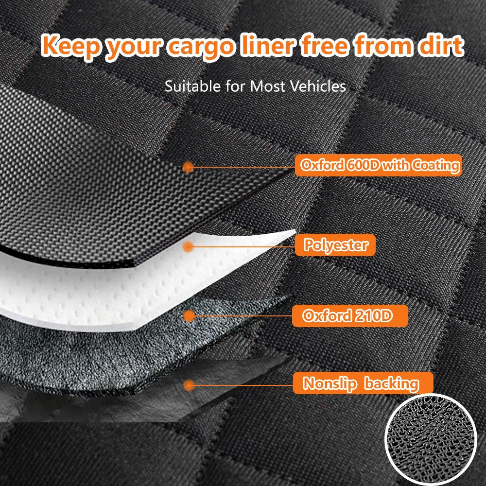 Factory Customized Oxford Cloth Waterproof Back Seat Resistance to Dirt Machine Washable Pet Car Mat