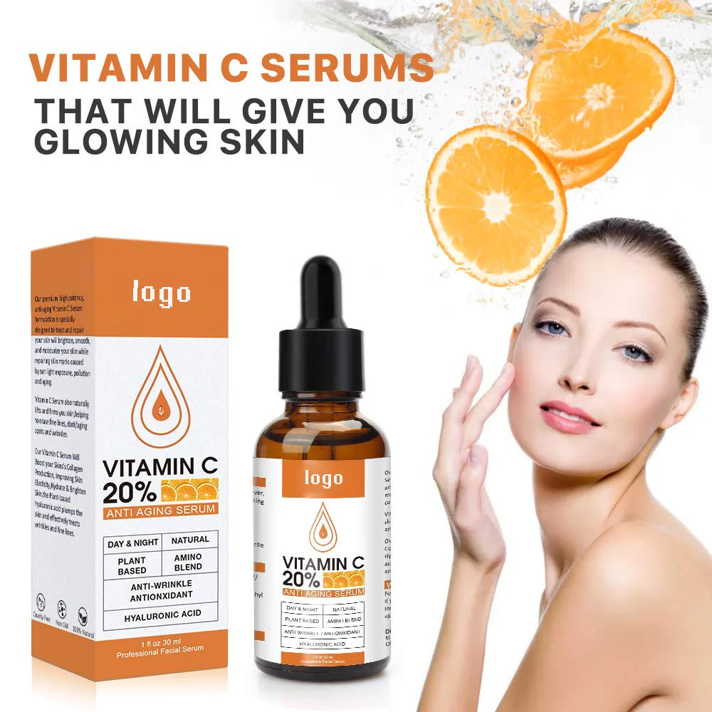 OEM Amino Acids Fine Lines Hydrate Plump Skin Dark Spots vitamin c Brightening Retinol serum