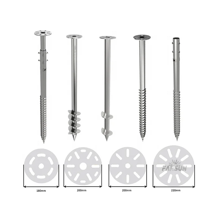 FarSun Helix Ground Screw Ground Spiral Anchors Helical Piles