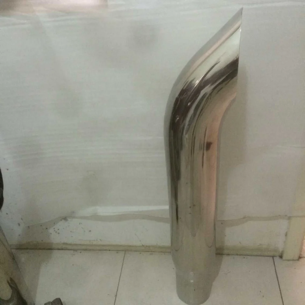 Stainless steel Cut Style Diesel Truck Exhaust Pipe Chrome Stack