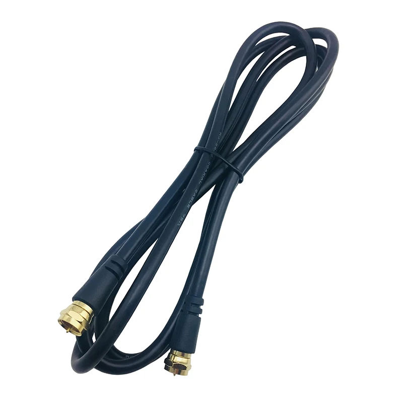 High Quality F Male Connector RG 6 RG59 CCTV Coaxial Audio Cable