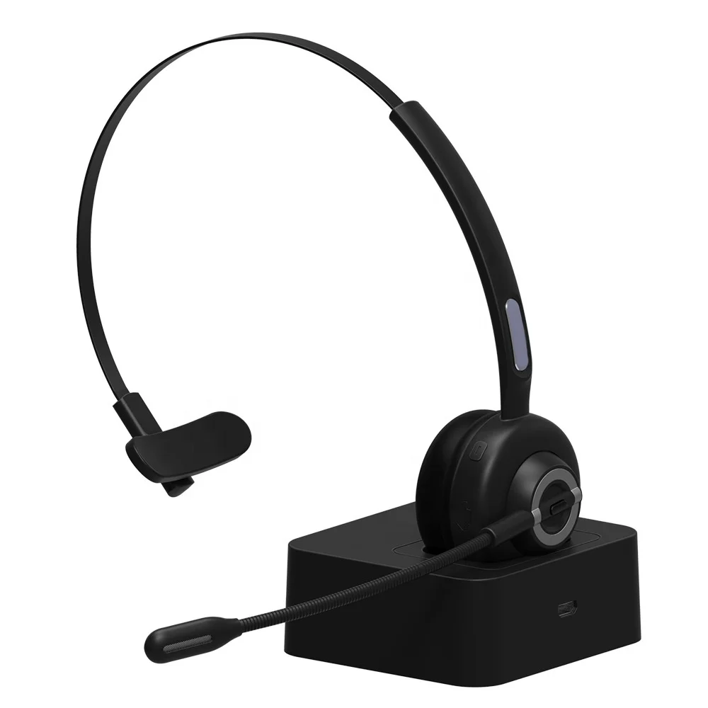 
Wireless Bluetooth Headset with Microphone Call Center Headset Customer Service Headphone with Microphone 
