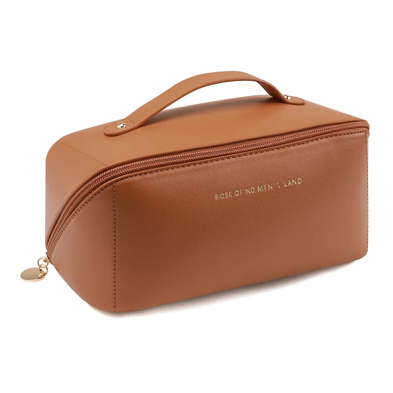 Factory New Design High Quality Portable Travel PU Material Makeup Bag Travel Women Cosmetic Bag