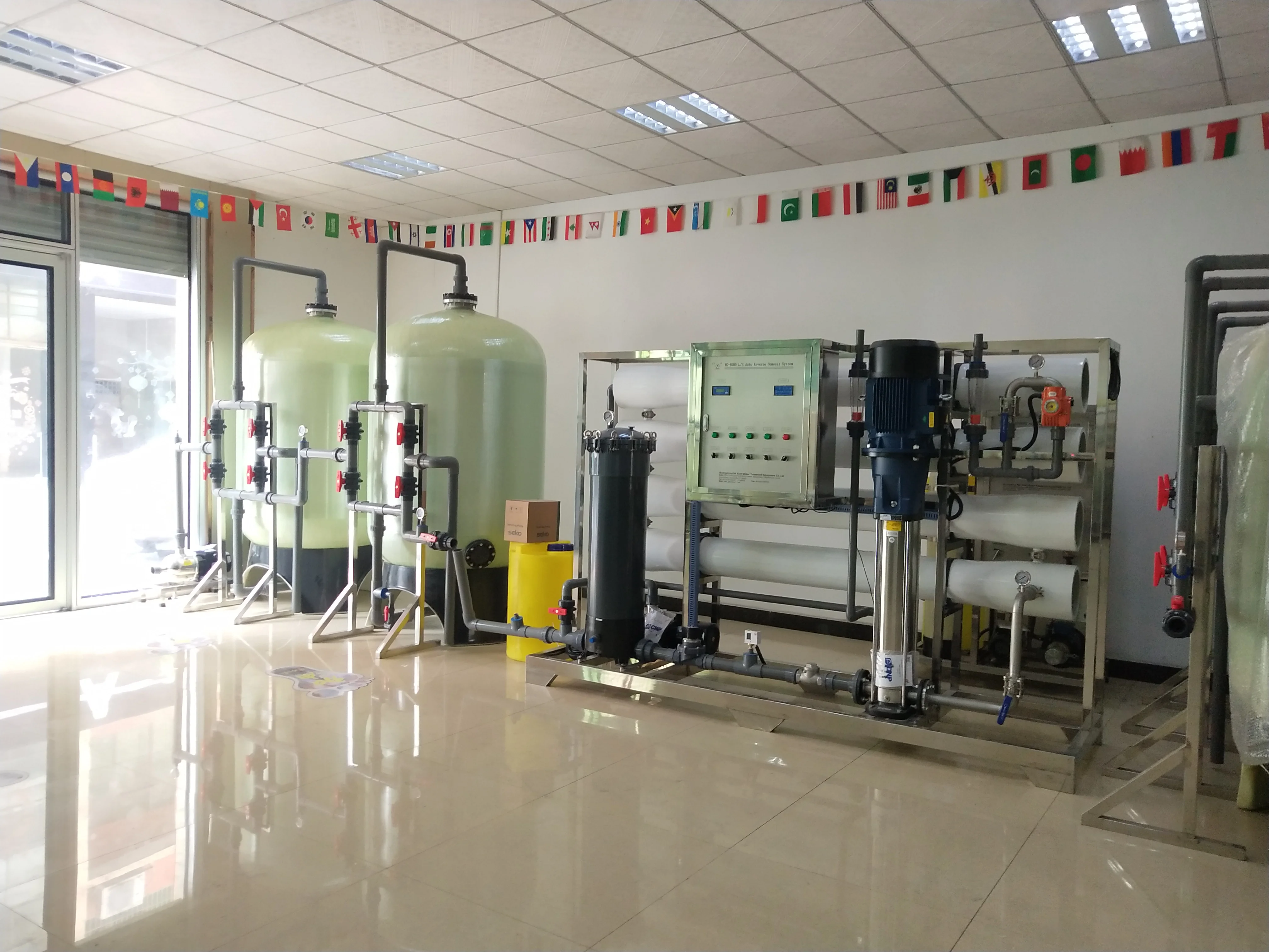 6000L/H Industrial RO Purification Machine Reverse Osmosis Filters Water Treatment System For Boiler/ Drinking/ Irrigation