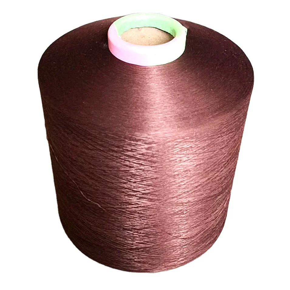 Polyester overlocking thread 150D/36F/1  dope dyed
