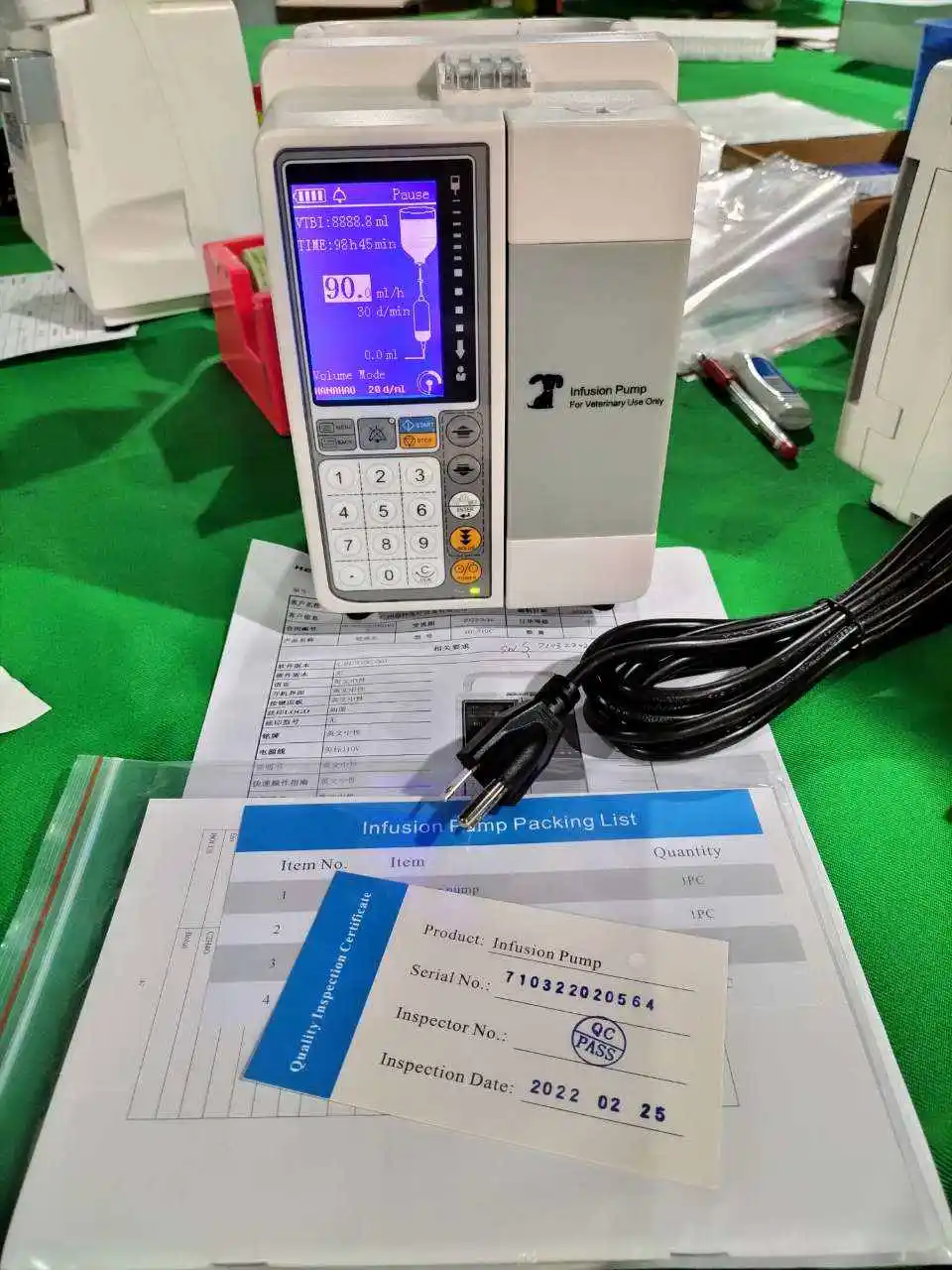 MT MEDICAL MT 710B  Syringe Pump High Flow Rate High Accuracy Numeric Keypad For hospital