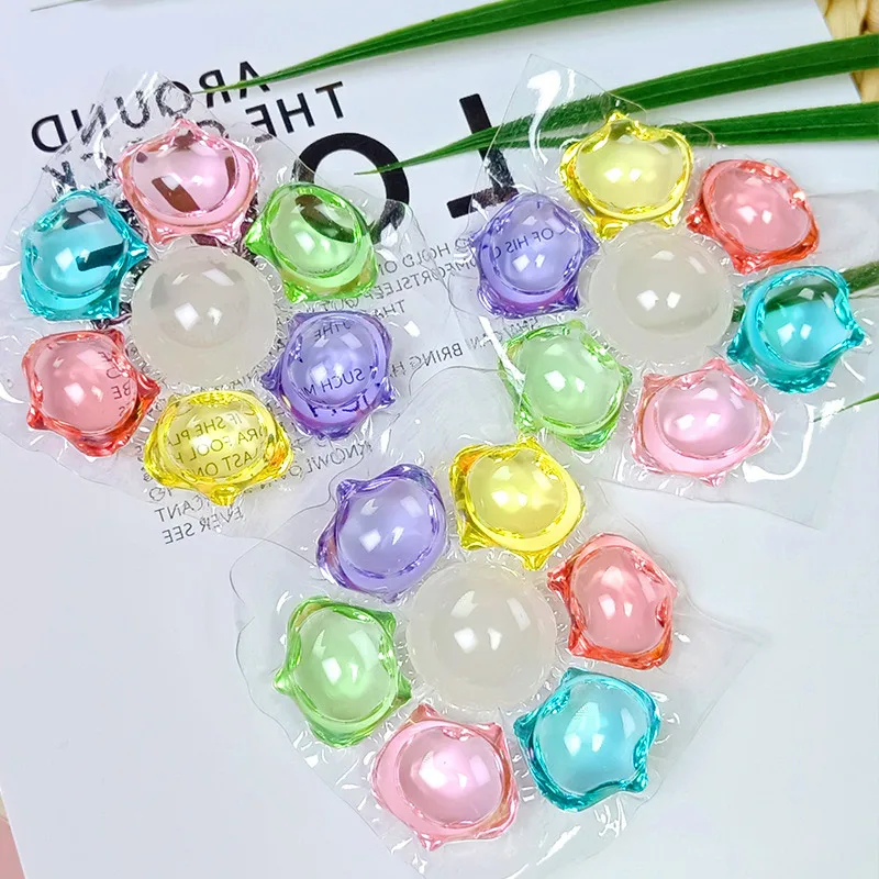 7 in 1 Custom Laundry Pods  Cleaning Capsule  Washing Capsules Detergent Beads Gel Laundry Pods Beads 10g Travel Supply Bitter Pod Child Safe