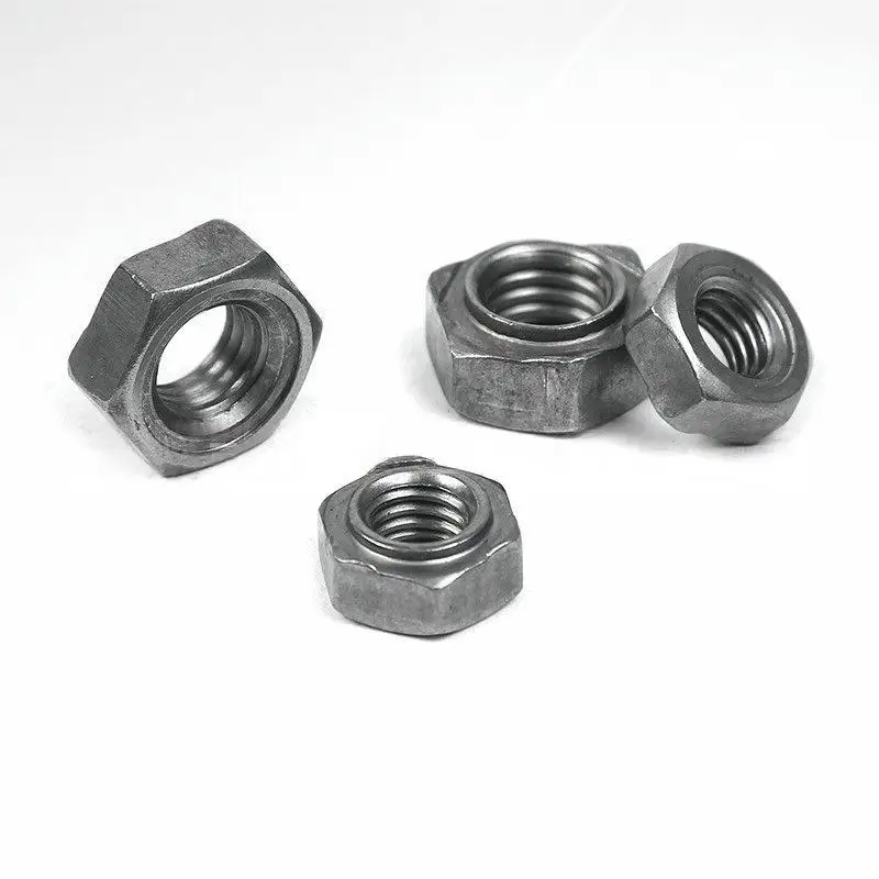 Zhijia Factory welding round nut iron square weld hexagon nuts lowes spot welding nut 1/8 steel