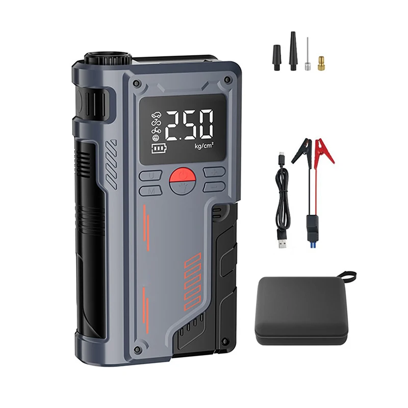 car inflator portable Air Pump Emergency Start Power Bank Portable Battery type-c Power bank car motorcycle bicycle basketball