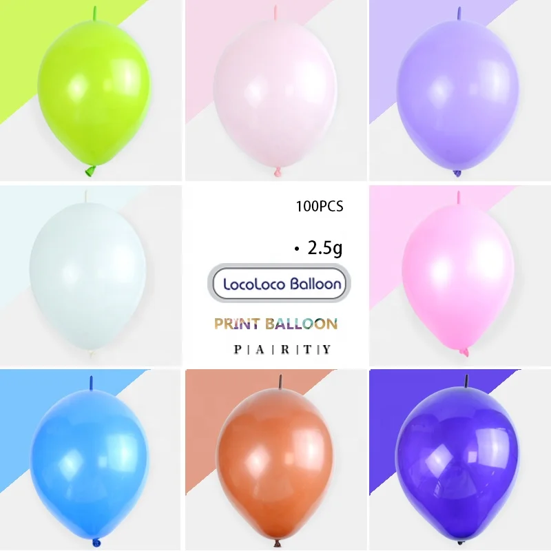 2.4g tail balloon  Party Decorations Linking Globos Tail Link o Loon Latex Quick Link Balloons