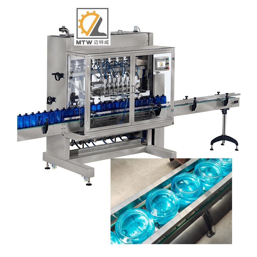 MTW China Manufacturer Pearl Pattern Balm Cc Glass Jars Filling Machine Cream Dispenser 1000ml