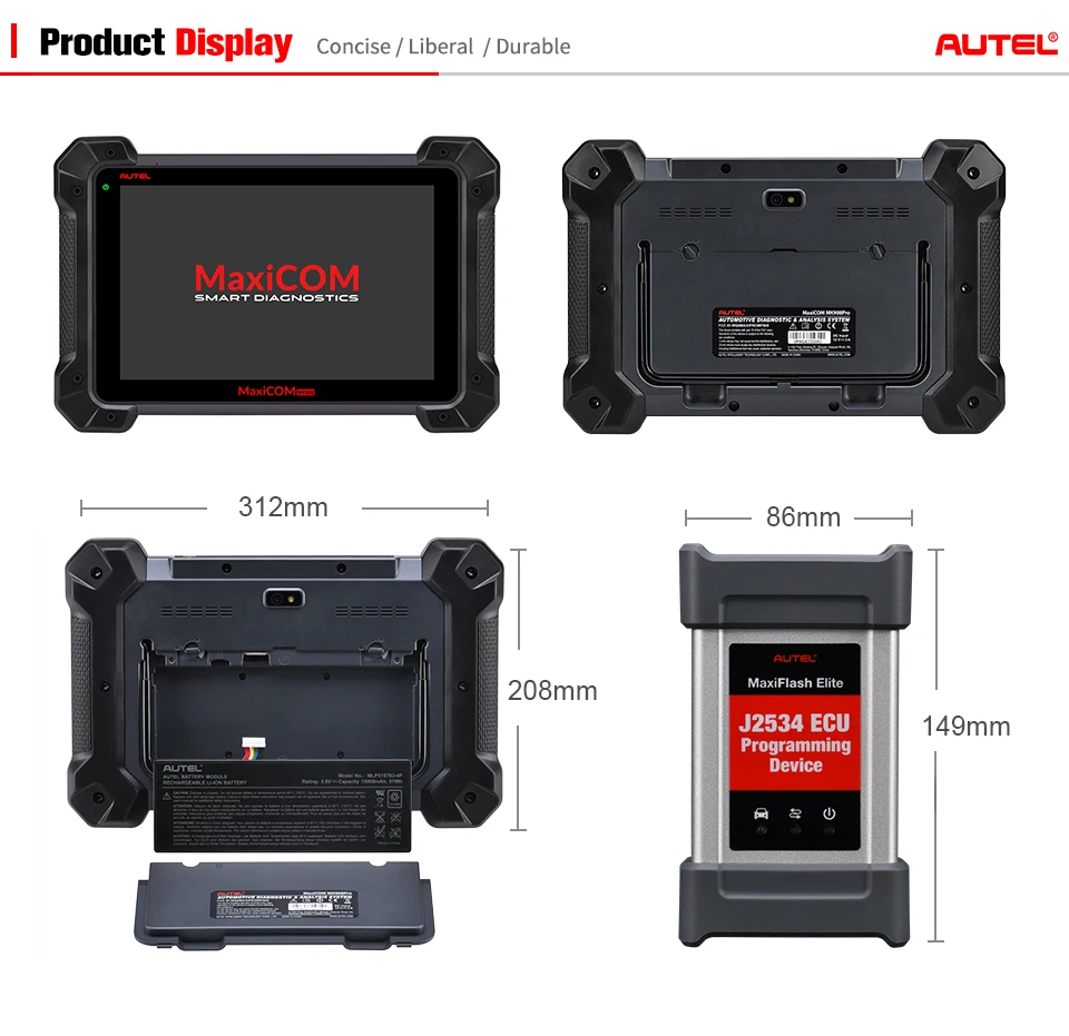 AUTEL MK908P autel maxisys pro price autel maxicheck pro auto diagnostic tool ECU Programming Tool  J2534 ECU Programmer