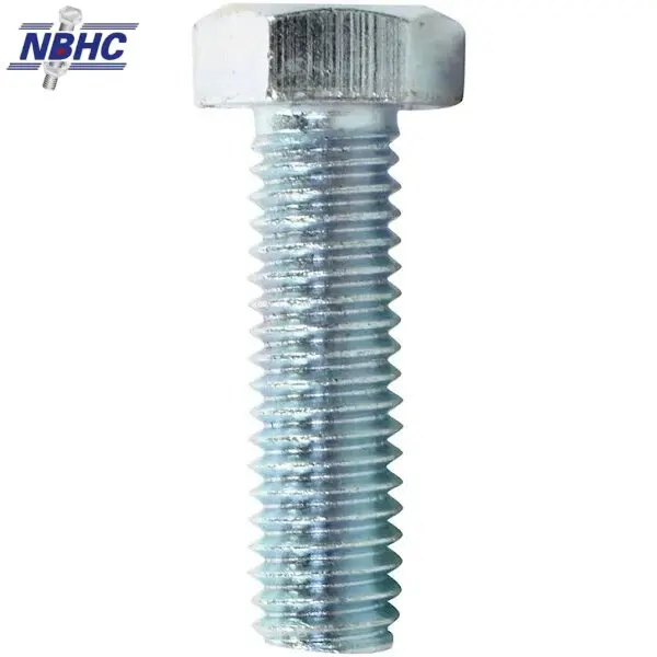 NBHC001BO DIN933/931 оцинкованные болты с шестигранной головкой из нержавеющей стали 304 углеродистой