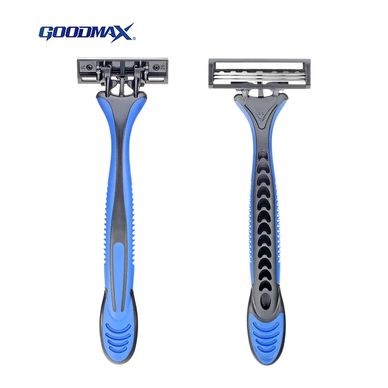 High Quality Triple Blade Plastic Shaving Men Easy Classic Face Shave Razor