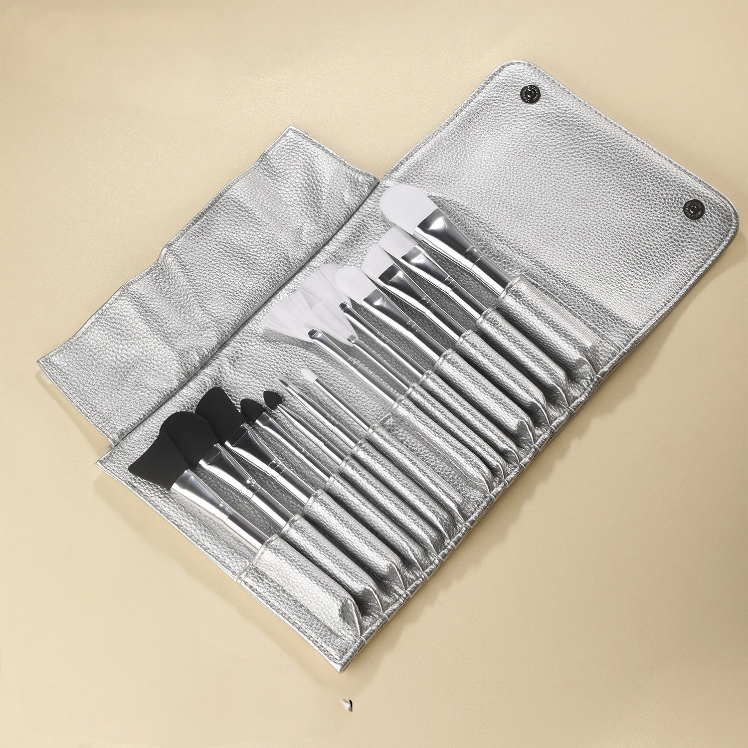 Makeup Brush Set 15pcs Premium Cosmetic Brush Foundation Blush Concealer Eyeshadow Eyebrow Highlight Pink Make Up Brush