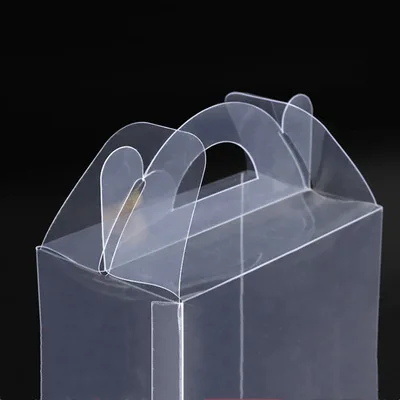 Mini MOQ Clear Plastic PVC Packaging Boxes High Transparent PET RPET Plastic Retail Packaging Box