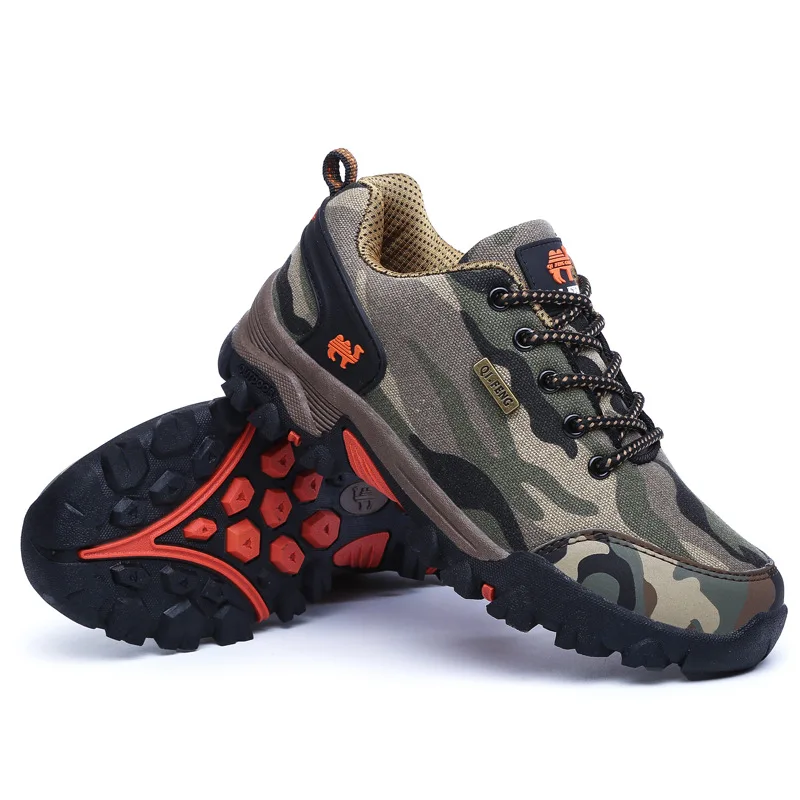 News fashion casual design outdoor men woman military hiking shoes